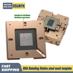 80mm/90mm Aluminium Alloy BGA Reballing Station Kit 90*90mm BGA Reballing Station with 10/PCS BGA Universal Stencil Solder Balls