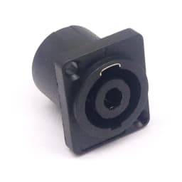 XLR 4 Pin Speakon Panel Mount Board Connector 4 Poles Powercon Female Jack Socket XLR Audio Video Cable Wire Adapter insert