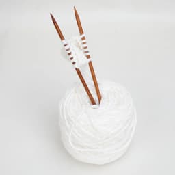75 PCS Bamboo Knitting Needles Set 20cm Double Pointed Carbonized Knit Yarn Weave Craft 15 Sizes 2.0-10mm Crochet Needles Set