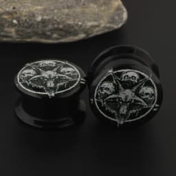 1PC Claw Ghost Ear Plug Piercing Jewelry Auricle 6-16mm Ear Enlargement Piercing Jewelry TUNNELS Plug Earrings Dilatacion Oreja
