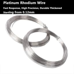 S Type Platinum Rhodium Thermocouple WRP-100 150/200/300/500mm Probe Temperature Sensor 0-1300℃ for Muffle Furnace Electric Kiln