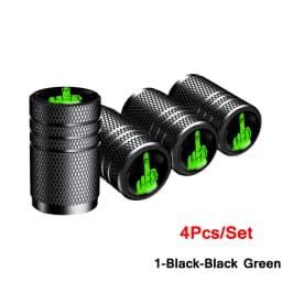 4Pcs/Set Tire Valve Stem Caps, Aluminum Tire Valve Cap, Corrosion Resistant, Universal Stem Covers for Cars Motorcycles Bikes