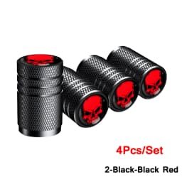 4Pcs/Set Tire Valve Stem Caps, Aluminum Tire Valve Cap, Corrosion Resistant, Universal Stem Covers for Cars Motorcycles Bikes