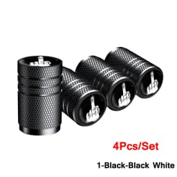 4Pcs/Set Tire Valve Stem Caps, Aluminum Tire Valve Cap, Corrosion Resistant, Universal Stem Covers for Cars Motorcycles Bikes