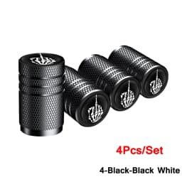 4Pcs/Set Tire Valve Stem Caps, Aluminum Tire Valve Cap, Corrosion Resistant, Universal Stem Covers for Cars Motorcycles Bikes