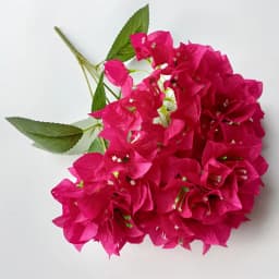 One Silk Bougainvillea Glabra Bunch Flower Artificial Bougainvillea Spectabilis Tree Stem for Wedding Floral Arrangement 6 Color