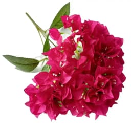 One Silk Bougainvillea Glabra Bunch Flower Artificial Bougainvillea Spectabilis Tree Stem for Wedding Floral Arrangement 6 Color
