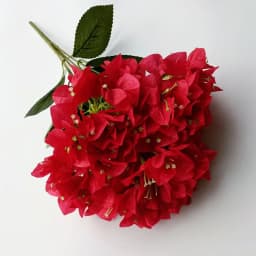 One Silk Bougainvillea Glabra Bunch Flower Artificial Bougainvillea Spectabilis Tree Stem for Wedding Floral Arrangement 6 Color