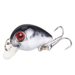 1Pcs Mini Crankbait Fishing Lure 3cm 1.6g Topwater Artificial Hard Bait Bass Wobblers Pike Fishing Tackle