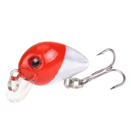 1Pcs Mini Crankbait Fishing Lure 3cm 1.6g Topwater Artificial Hard Bait Bass Wobblers Pike Fishing Tackle