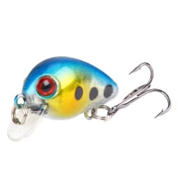 1Pcs Mini Crankbait Fishing Lure 3cm 1.6g Topwater Artificial Hard Bait Bass Wobblers Pike Fishing Tackle