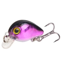 1Pcs Mini Crankbait Fishing Lure 3cm 1.6g Topwater Artificial Hard Bait Bass Wobblers Pike Fishing Tackle