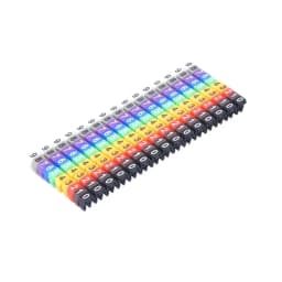 100/150 Pcs Cable Markers Colourful C-Type Marker Number Tag Label For 2-10mm Wire Marker Tag Label Network Cable for Cat5e