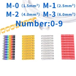 100/150 Pcs Cable Markers Colourful C-Type Marker Number Tag Label For 2-10mm Wire Marker Tag Label Network Cable for Cat5e