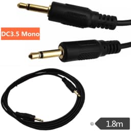 3.5mm 1/8" TS Monaural Mini Mono Audio Connector Male Cable 12V Trigger IR Infrared Sensor Receiver Extension Extender 3.5mm 6FT