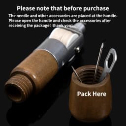 WUTA Leather Sewing Awl Thread Kit Speedy Stitching Hand Sewing Machine Tools Kit Leather Craft Stitcher Shoemaker Canvas Repair