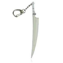 Anime Bleach Keychain Quincy Ishida Uryuu Cosplay Ginreigojiaku Metal Amulet Key Pendant Jewelry Accessories