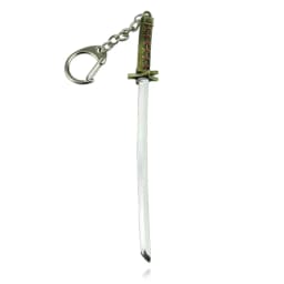 Anime Bleach Keychain Quincy Ishida Uryuu Cosplay Ginreigojiaku Metal Amulet Key Pendant Jewelry Accessories