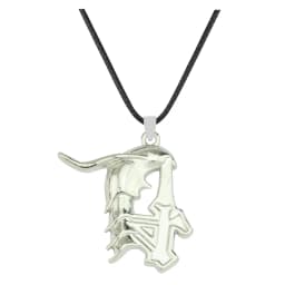 Anime Bleach Keychain Quincy Ishida Uryuu Cosplay Ginreigojiaku Metal Amulet Key Pendant Jewelry Accessories