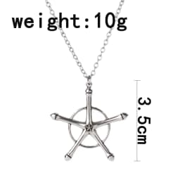Anime Bleach Keychain Quincy Ishida Uryuu Cosplay Ginreigojiaku Metal Amulet Key Pendant Jewelry Accessories