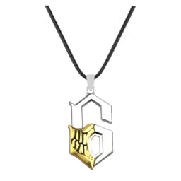 Anime Bleach Keychain Quincy Ishida Uryuu Cosplay Ginreigojiaku Metal Amulet Key Pendant Jewelry Accessories