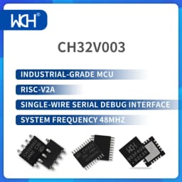 50Pcs/Lot CH32V003 Industrial-grade MCU, RISC-V2A, Single-wire Serial Debug Interface, System Frequency 48MHz