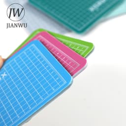 JIANWU 8*8cm Cute Mini Model Cutting Pad Creative DIY Multipurpose Engraving Edition Paper Cutting Rail Cutting Tool