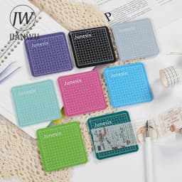 JIANWU 8*8cm Cute Mini Model Cutting Pad Creative DIY Multipurpose Engraving Edition Paper Cutting Rail Cutting Tool