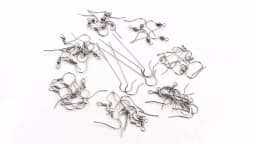 Gold Stainless Steel Hypoallergenic Earring Hooks Fish Earwire Earrings Clasps Earring Wires For Jewelry Making