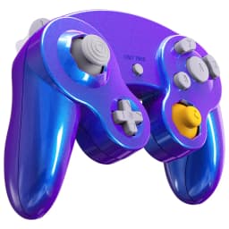 eXtremeRate Custom Faceplate Backplate for Nintendo GameCube Controller, Grip Replacement Housing Shell Cover with Buttons