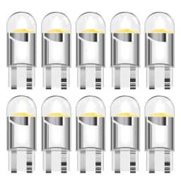 10PCS W5W Led T10 WY5W LED Bulbs Car Light COB Car Wedge Parking Lights Auto License Plate Lamps Dome Read Lights