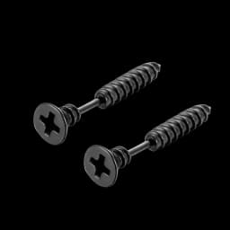 2pc Unisex Women Men Earrings Stainless Steel Piercing Nail Screw Stud Earrings Punk Rock Helix Ear Piercings Spiral Jewelry