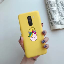 For xiaomi Pocophone F1 Case Poco F1 Cute Cat Cartoon Cover Silicone Soft TPU Phone Case For xiaomi Pocophone F1 Global F 1 Case