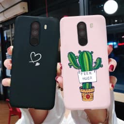 For xiaomi Pocophone F1 Case Poco F1 Cute Cat Cartoon Cover Silicone Soft TPU Phone Case For xiaomi Pocophone F1 Global F 1 Case
