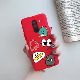 For xiaomi Pocophone F1 Case Poco F1 Cute Cat Cartoon Cover Silicone Soft TPU Phone Case For xiaomi Pocophone F1 Global F 1 Case