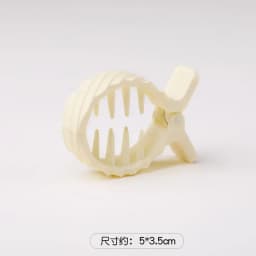 Round Hair Clip Grab High Ponytail Fixed Artifact Claw Hairpin Women Back Head Frosted Hairpin Anti-sagging Hair Style Claw Clip