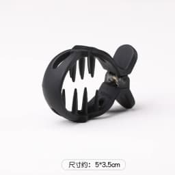 Round Hair Clip Grab High Ponytail Fixed Artifact Claw Hairpin Women Back Head Frosted Hairpin Anti-sagging Hair Style Claw Clip