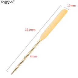 Spatula Stick Stainless Steel Nail Art Stirring Rod Cream Foundation Mixing Tool Makeup Accessories