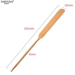Spatula Stick Stainless Steel Nail Art Stirring Rod Cream Foundation Mixing Tool Makeup Accessories