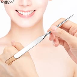 Spatula Stick Stainless Steel Nail Art Stirring Rod Cream Foundation Mixing Tool Makeup Accessories
