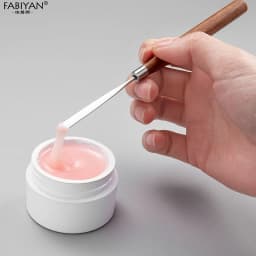Spatula Stick Stainless Steel Nail Art Stirring Rod Cream Foundation Mixing Tool Makeup Accessories