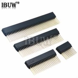 2.54mm 2x10P/16P/20P/25P/32P/40 Pin Female Stacking Header Connector Dual Row 2x20P PC104 For Raspberry Pi 2