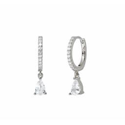 Women's Fashion Tiny Hoop Earrings Shiny Crystal Colorful Zirconia Copper Round Circle Female Trendy Ear Accessory Jewelry Gifts