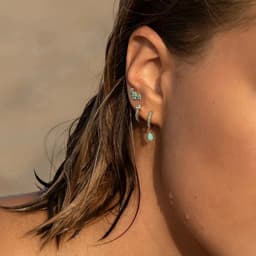 Women's Fashion Tiny Hoop Earrings Shiny Crystal Colorful Zirconia Copper Round Circle Female Trendy Ear Accessory Jewelry Gifts