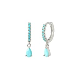 Women's Fashion Tiny Hoop Earrings Shiny Crystal Colorful Zirconia Copper Round Circle Female Trendy Ear Accessory Jewelry Gifts