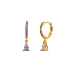 Women's Fashion Tiny Hoop Earrings Shiny Crystal Colorful Zirconia Copper Round Circle Female Trendy Ear Accessory Jewelry Gifts