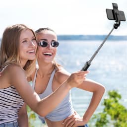 FGCLSY Bluetooth Wireless Selfie Tripod with Fill Light 360 Degree Rotation Remote Shutter Is Suitable for Travel Shooting