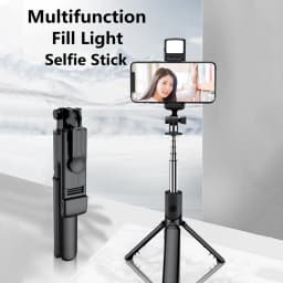 FGCLSY Bluetooth Wireless Selfie Tripod with Fill Light 360 Degree Rotation Remote Shutter Is Suitable for Travel Shooting