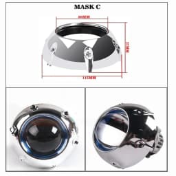 SANVI 3.0 Bi LED Lenses for Headlights Ice Lense Auto LED Projector Headlight Hella G5 3R Projector 110W Car Light Retrofit