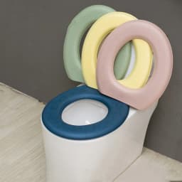 Waterpoof Soft Toilet Seat Cover Bathroom Washable Closestool Mat Pad Cushion O-shape Toilet Seat Bidet Toilet Cover Accessories